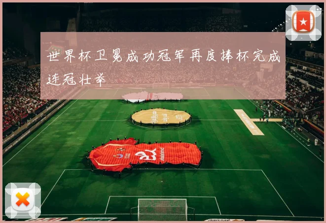 世界杯卫冕成功冠军再度捧杯完成连冠壮举